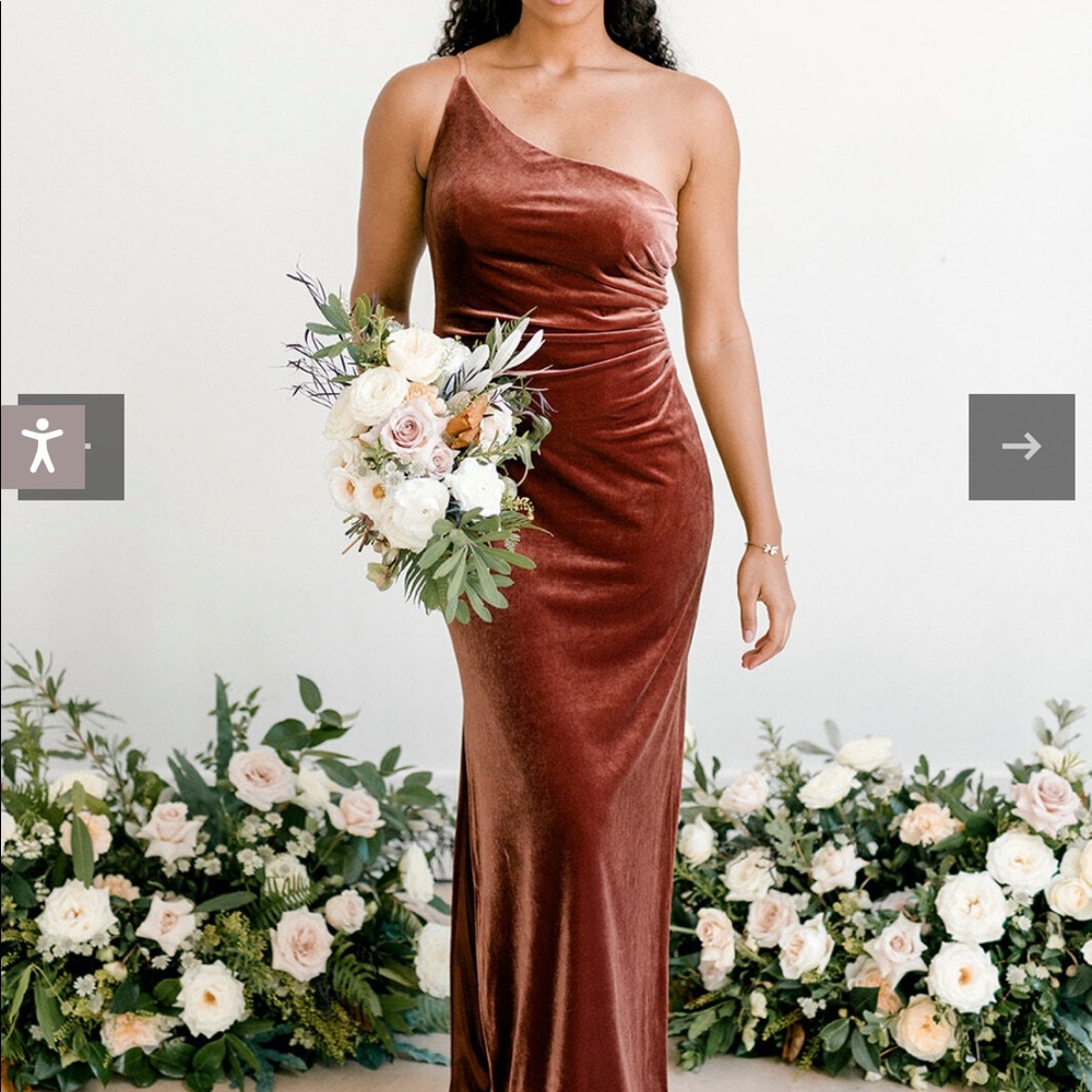 Revelry Jade Bridesmaid dress in Dusty Rose